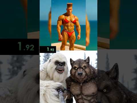 Yeti and Dogman - Missing Dance Party Songs brainrot 🙀 PART 1 #brainrot #funny