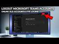 Wie Melde Ich Mich Ordnungsgemäß Von Microsoft Teams Ab Und Entferne Mein Konto