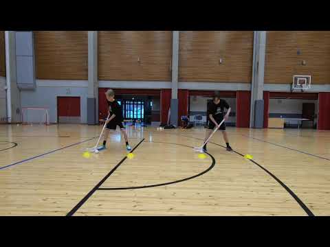 Floorball-Abzeichen: Vorhand-Rückhand