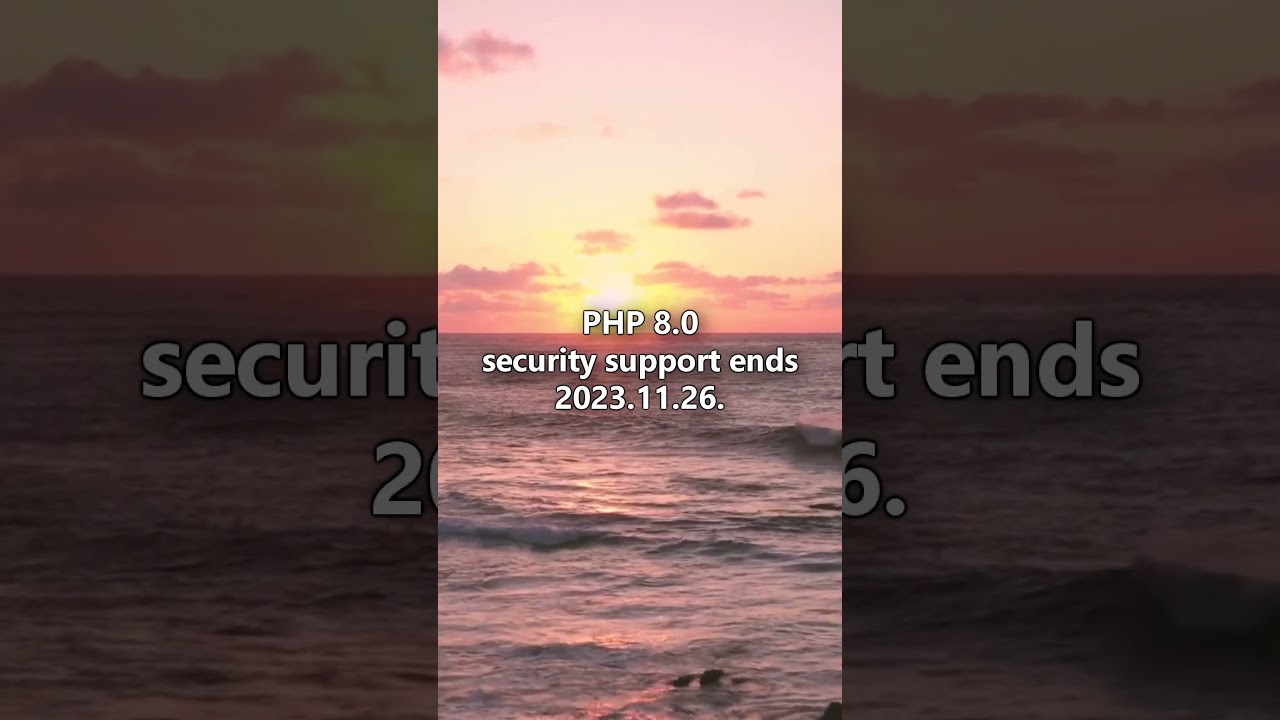 PHP & MySQL Tutorial - EOL Warning!