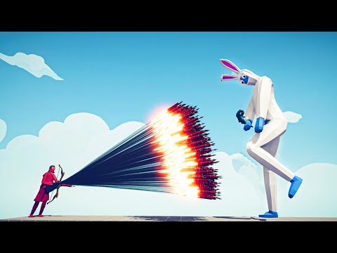 RABBIT GIANT vs EVERY GOD - Totally Accurate Battle Simulator TABS