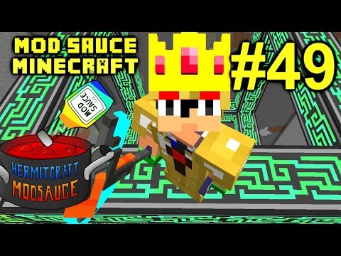 Minecraft Mod Sauce Ep. 49 - AE2 Auto Puddle !!! ( HermitCraft Modded Minecraft )