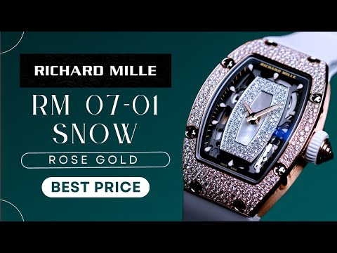 Richard Mille Lady Watch RM 07-01 Rose Gold Snow Setting *BRAND NEW IN STOCK 全新現貨* 💃👗 #shorts #watch