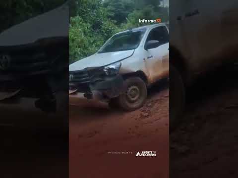 Dois veículos colidem no KM 15, entre Gandu e Ituberá nesta sexta (24) e motoristas relatam perigo