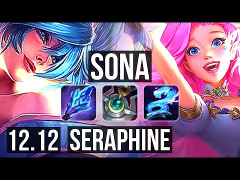 SONA & Trist vs SERAPHINE & Ez (SUP) | 900+ games, 2/2/15, 1.0M mastery | EUW Master | 12.12