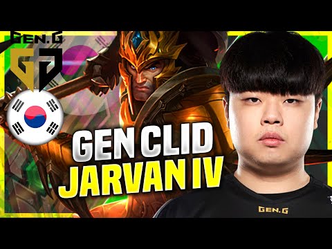 CLID IS SO GOOD WITH JARVAN IV! - GEN Clid Plays Jarvan IV Jng vs Volibear! - KR SoloQ Patch 10 22