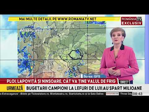 PROGNOZA METEO. Vremea face pârtie pentru iarnă, se anunţă lapoviţă şi ninsoare la munte.