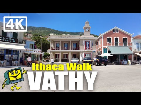 Vathy - Ithaca - Greece - 4K Walking Tour - June 2022