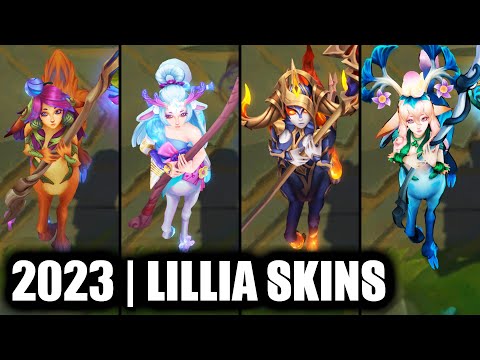 ALL LILLIA SKINS SPOTLIGHT 2023 | League of Legends