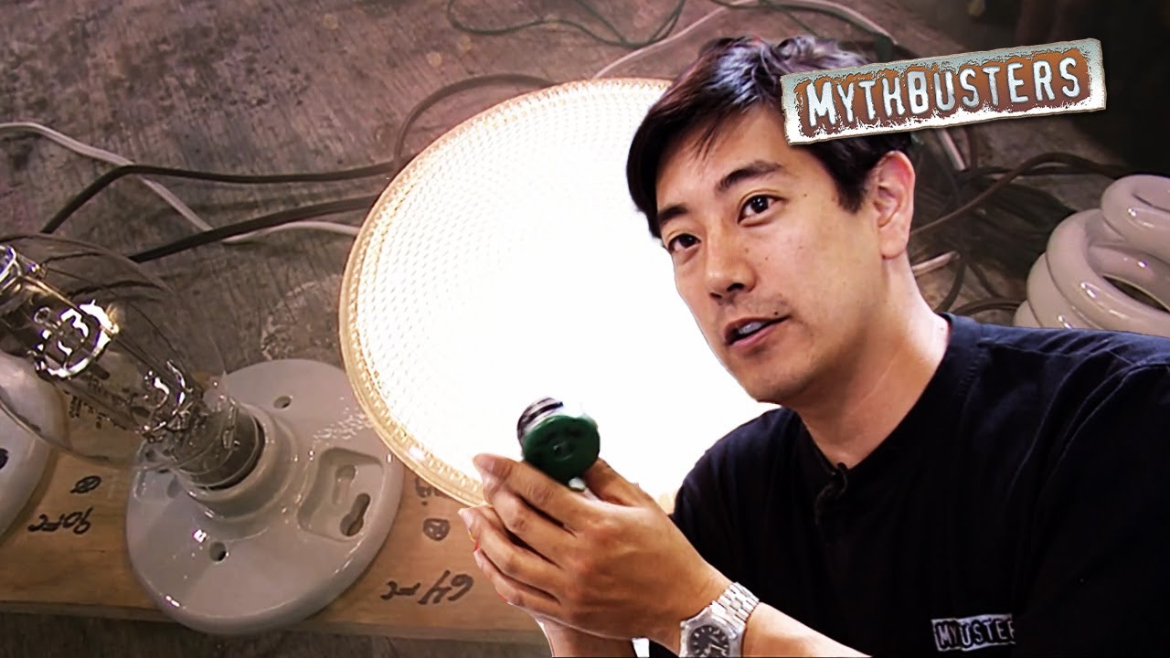 Is It Cheaper To Leave The Lights On Than To Turn Them Off? | MythBusters