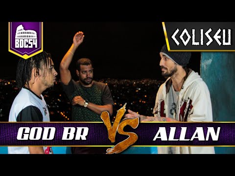 ALLAN FREESTYLE X GOD BR - PRIMEIRA FASE - BATALHA DO COLISEU - EDIÇÃO 54
