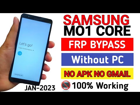 Samsung Galaxy M01 Core (SM-M013F) Frp Bypass || Google Account Bypaas WIthout PC 2023