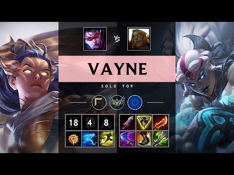 Vayne Top vs Illaoi - EUW Challenger Patch 25.20