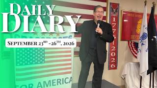 PFL-My Daily Diary for September 23rd - 26th, 2026!