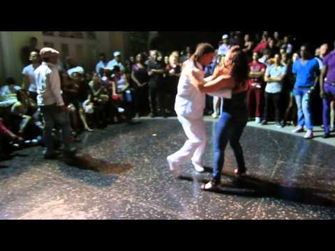 Carol performing in Havana, Cuba in 2013, in 'Club 1830'