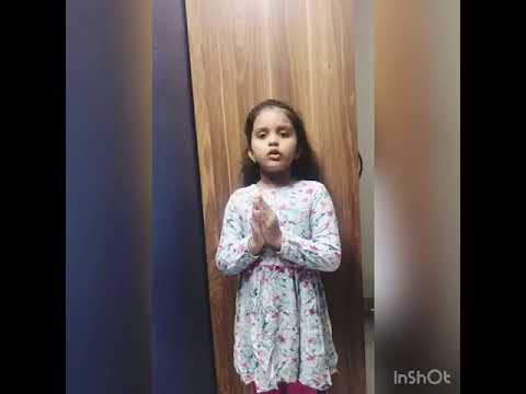 Covid Special |Hanuman Chalisa| Baby Ikshita - LKG | JHPS