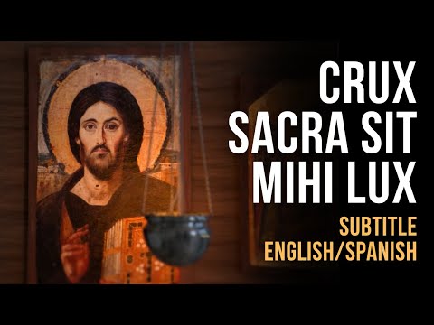 MEDITATION CRUX SACRA SIT MIHI LUX - St. Benedict Medal Prayer In Latin - 1 Hour (Subtitled)