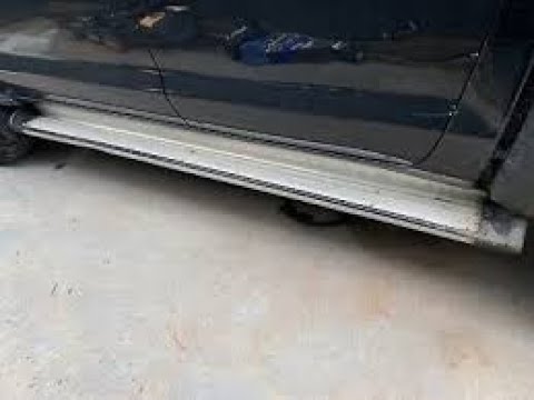 Side step options for a N70 Toyota Hilux & removing & fitting factory alloy sidesteps KUN26R 70