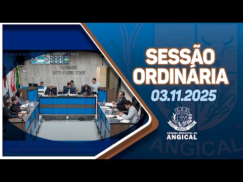 SESSÃO ORDINÁRIA 03.11.25