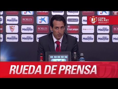 Rueda de prensa de Emery tras el Sevilla FC (5-1) CE Sabadell - HD Copa del Rey