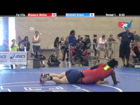 FILA Junior 67 kg / 147.5 lbs. - Shamera Mctier vs. Michelle Organ