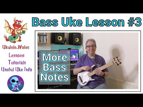 Bass Ukulele Lesson 3 - Beginner U Bass Tutorial - Learn Your Bass Uke Notes & Octaves