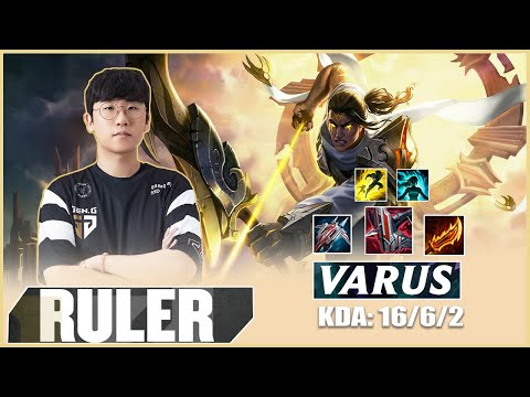Ruler stream back after Worlds 2022 | Varus vs Ezreal - Lol Pro Replays