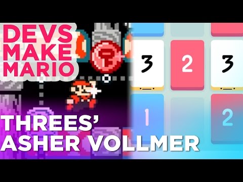 Threes Creator Asher Vollmer Builds a Super Mario Maker Level — DEVS MAKE MARIO