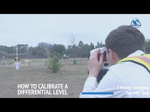 How to Calibrate a Differential Level | 3 Minute Surveying Tips with Tony