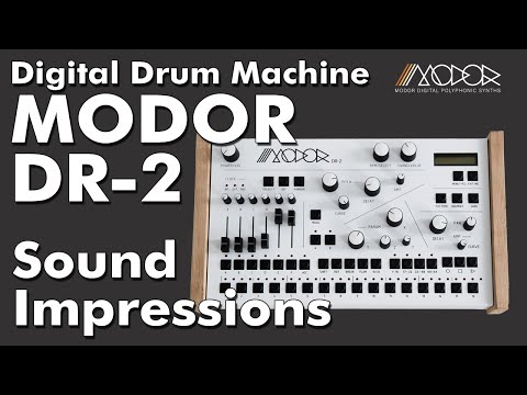 Modor DR-2 Boutique digital drum maschine from Belgium Sound Impressions