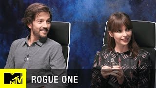 Star Wars: Rogue One Interview w/ Felicity Jones, Diego Luna, & Josh Horowitz | MTV Live video