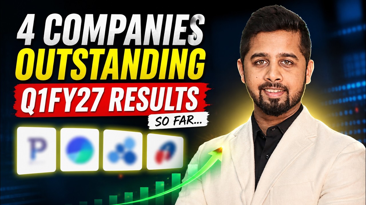 Outstanding Q1FY27 Results so far...4 Stocks Worth Tracking