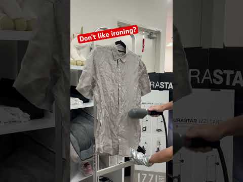 Don’t like ironing? Laurastar IZZI PLUS-garment steamer is here! #laurastar #izziplus #steamer