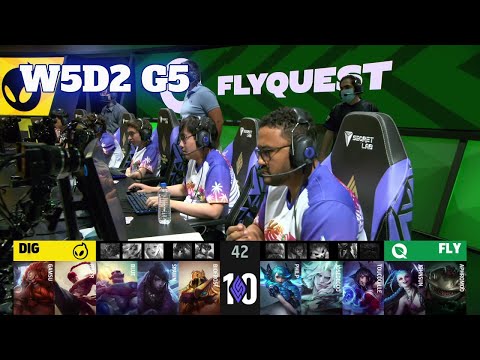 DIG vs FLY | Week 5 Day 2 S12 LCS Summer 2022 | Dignitas vs FlyQuest W5D2 Full Game