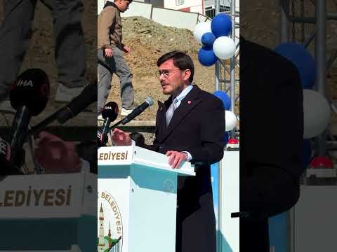 KENTSEL DÖNÜŞÜM 1. ETAP KONUTLARIN TEMEL ATMA TÖRENİ GERÇEKLEŞTİRİLDİ