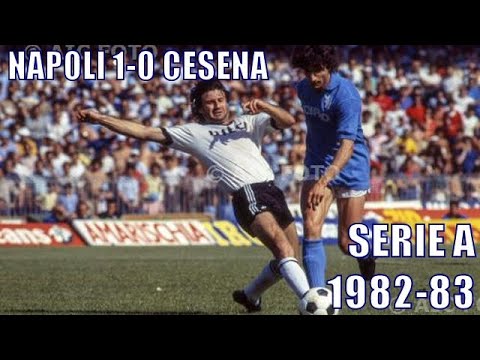 NAPOLI 1-0 CESENA | Serie A 1982-83 | Pesaola salva il Napoli | Radiocronaca di Riccardo Cucchi.