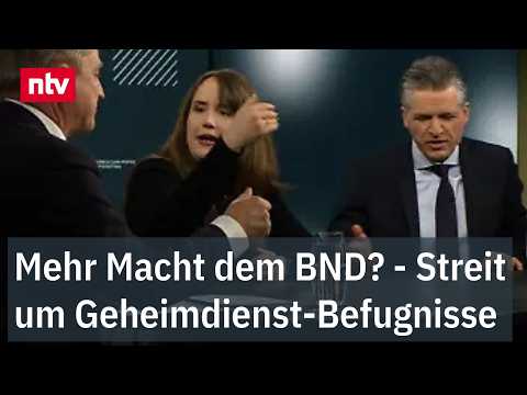 Mehr Macht dem BND? - Streit um Geheimdienst-Befugnisse bei Blome&Pfeffer | ntv