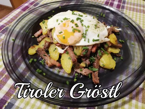 Das perfekt  Tiroler Gröstl ... Yummy und hausgemacht. 🌲🌲🌲🌲🏡🏡🏡🏡🍳🍳🍳🍳