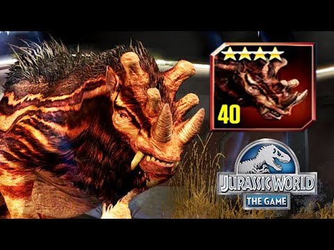 NEW MAX LEVEL 40 CENOZOIC UINTATHERIUM (JURASSIC WORLD)