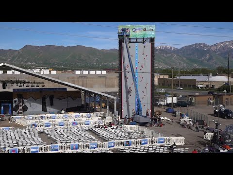 US athletes prepare to debut Olympic rock climbing