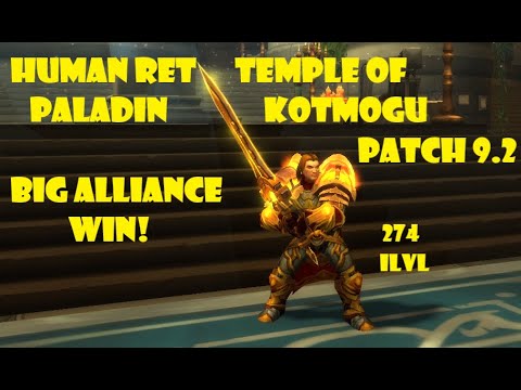 Human Ret Paladin PVP BG 9.2 - Big Alliance Win!