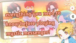 a guide to playing Mystic Messenger for beginners 💌 + speedpaint and tips!