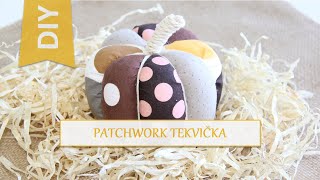 Polystyrénová tekvica 8x12,5 cm, 1 ks