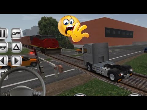 Truck vs Train😱 ( euro truck evolution ) driving game |