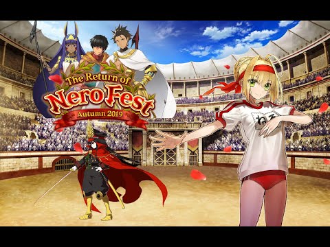[FGO NA]Nerofest Autumn 2019 Main Event: Conqueror 3 Turn with Nobu + Nero Costume