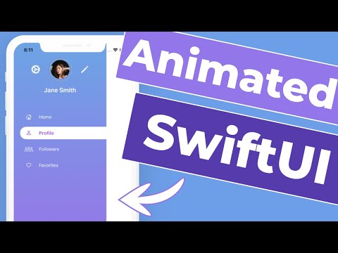 Animated SwiftUI Slide In Menu
