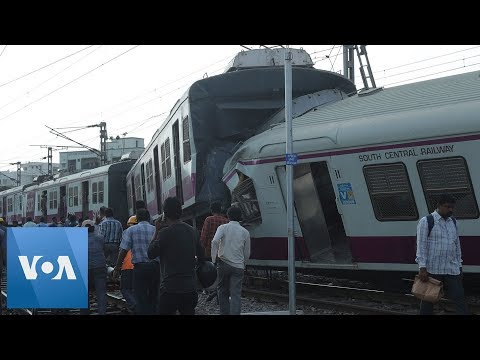 CCTV Footage Shows Head-On Collision of Trains in India | VOANews