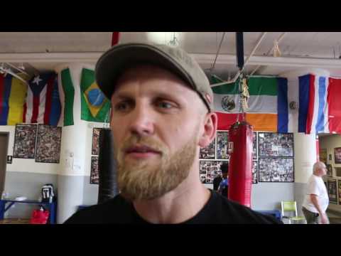 Fonfara, Colonna, Maciejczyk: przed wejsciem na sparing...