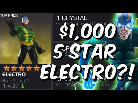 $1,000 5 Star Electro?!? - The Whale Milking Continues - Marvel Contest Of Champions