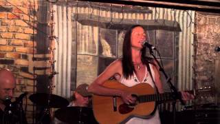 Monica Taylor Performing Blue Diamond at the Woody Guthrie Festival